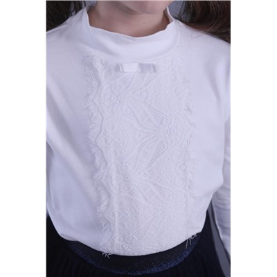 Свитер (водолазка) для девочки 61224 (Кремовый)