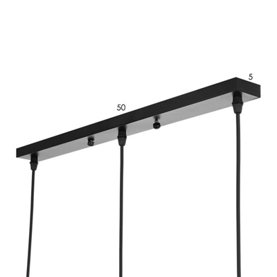 Светильник «Кубок» 3хЕ27 40 Вт 50×18×19-139 см