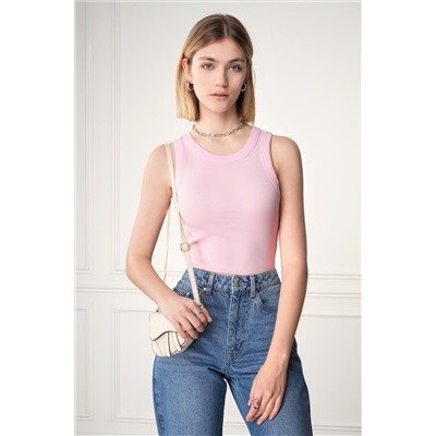 Женская майка-топ в рубчик Happyfox