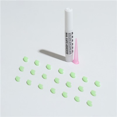 Накладные когти «Антицарапки», размер M, набор 20 шт., светящиеся