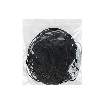 Банковская резинка 60 мм 50 г deVENTE TOTAL BLACK, черные