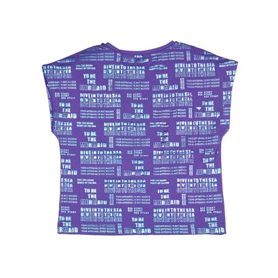 Фуфайка трикотажная для девочек (футболка)