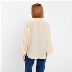 Блузка женская MINAKU: Enjoy, размер 44, цвет молочный