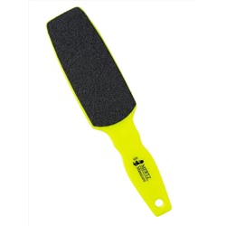 Mertz Тёрка педикюрная двусторонняя абразивная 100/180 грит / 426, неоновый желтый 6690