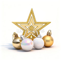 Набор новогодних украшений "Яркие впечатления"