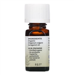 Aura Cacia, чистое эфирное масло, органический орегано, 7,4 мл (0,25 жидк. унции)