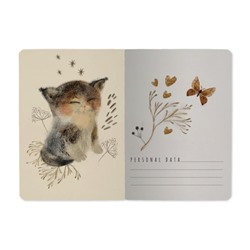 Записная книжка А6  32л линейка "Любовь. Милый котик" 7-32-506/20 Bruno Visconti