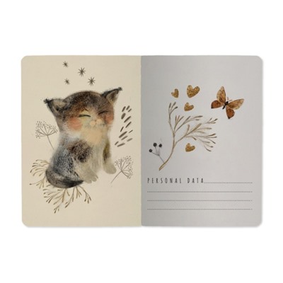 Записная книжка А6  32л линейка "Любовь. Милый котик" 7-32-506/20 Bruno Visconti