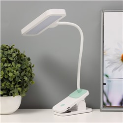 Настольная лампа «Лайти» LED 4 Вт USB АКБ бело-зеленый 12.5×19×32.5 см