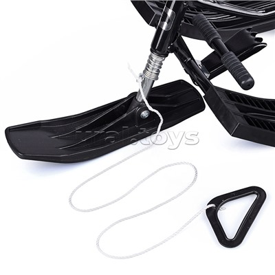 Игрушка Снегокат детский 140 "Go Go" классический c П-образным толкателем (Ice raccoon)