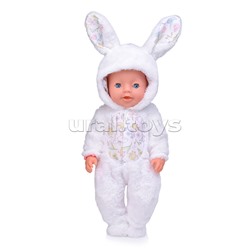 Пупс "Зайка" (пьет, писает, слезы) с аксессуарами, в коробке