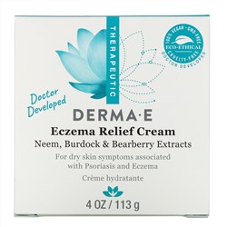 Derma E, крем от экземы,113 г (4 унции)