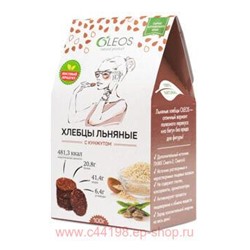 Олеос Хлебцы льняные с кунжутом 100г N 1