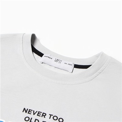 Футболка женская MIST Dream, серая, размер 46-48 (L)