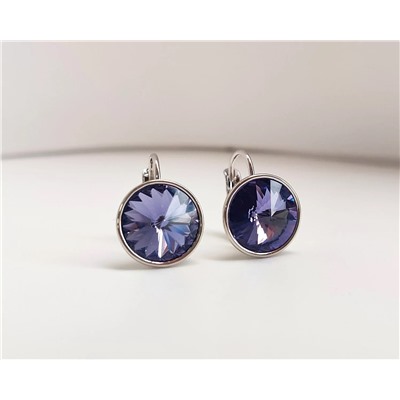 Серьги с кристаллами Swarovski