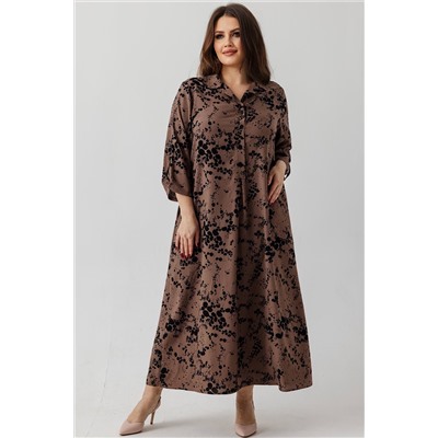 Платье  6145/10/Коричневый