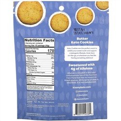 Kiss My Keto, Keto Cookies, Butter, 2.25 oz (64 g)