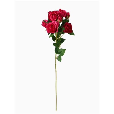 Цветы искусственные «Розочки кустовые», 8×65 см, малиновые