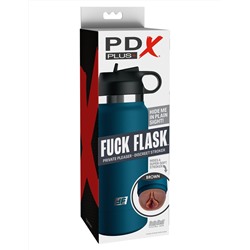 Смуглый мастурбатор-вагина в синей колбе F*ck Flask