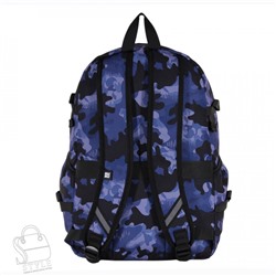 Рюкзак мужской текстильный 199P black blue Sikail