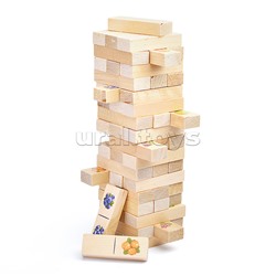 Башня+Домино 2 в 1 "Ягодный микс"