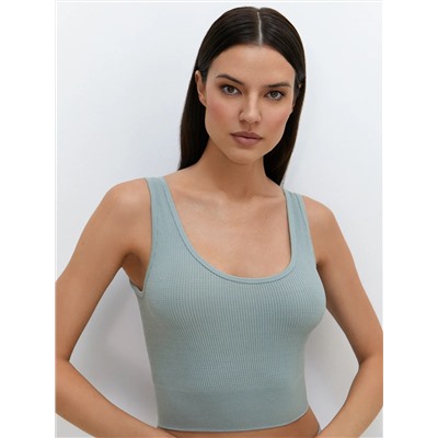 Omsa Топ БOmD_S Lurex Wafle 1242-03SS Майка "Toп" женская (топ удлиненный на широких бретелях), PA