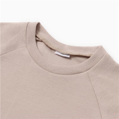 Комплект для девочки (майка и велосипедки) MINAKU, бежевый, рост 140 см