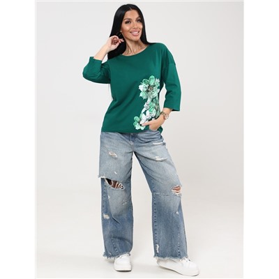 Мимулус - футболка зеленый