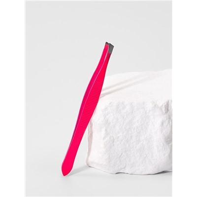 Пинцет скошенный, узкий, 9 см, МИКС