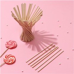 Набор палочек для леденцов, 50 шт., длина палочки 15 см