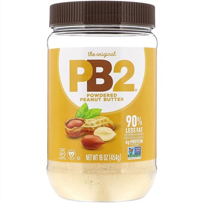 PB2 Foods, The Original PB2, арахисовая паста в порошке, 454 г (16 унций)