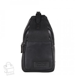 Рюкзак мужской кожаный 3014-1TR black Tough Ruder
