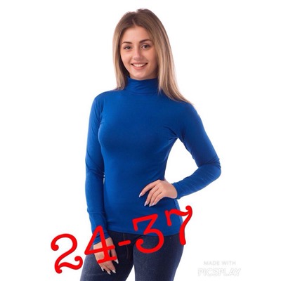 Водолазка  хлопок гладкий