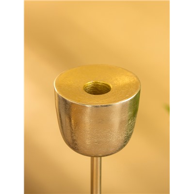 Подсвечник «Факел», 31 см, алюминий, золото