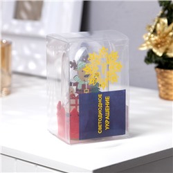 Светодиодная фигура под куполом «Оленёнок» 6×9.5×6 см, дерево, батарейки LR1130×3 (в комплекте), свечение тёплое белое