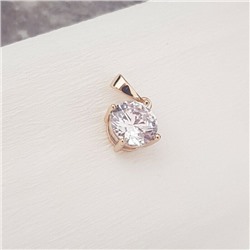 Кулон с переливающимся цирконом, покрытие позолота, Xuping ML, Х00072807937,арт.001.161