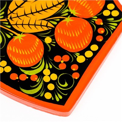 Доска разделочная дерево «Лимонница», хохлома