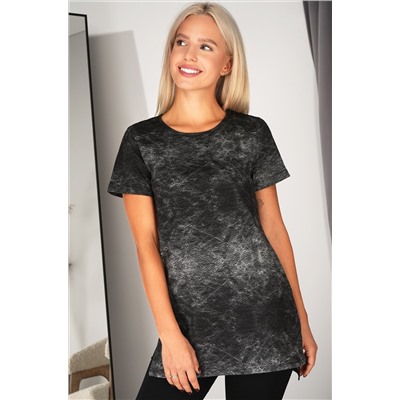 Женская удлиненная футболка с разрезами Happyfox