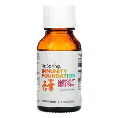 UpSpring, Immunity Foundation, Liquid Drops, 0.5 fl oz ( 15 ml)