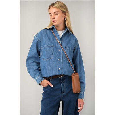 Женская джинсовая рубашка Happyfox