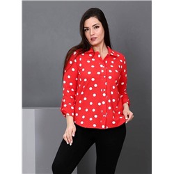 Рубашка "Делина" (Красный)