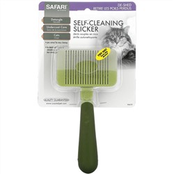 Safari, Self-Cleaning Cat Slicker Brush, 1 Slicker Brush