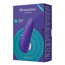 Синий клиторальный стимулятор Womanizer Starlet 3