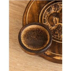 Подставка под благовония «Ом», 16.5 см, дерево