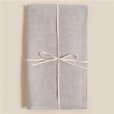 Фартук кухонный женский на завязках SL HOME Heavenly, 74×120 см, цвет небесный, 100% лён, 200 г/м²