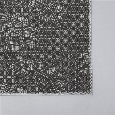 Коврики для дома Доляна «Образ», 2 шт., 40×120 см, 40×60 см, синие
