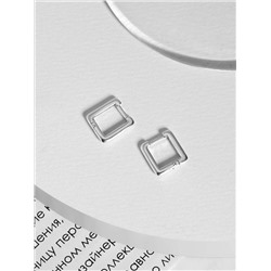 Серьги из серебра родированные 21072р