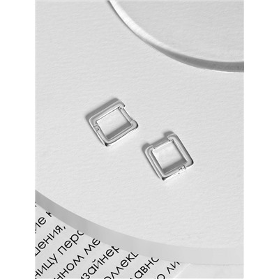 Серьги из серебра родированные 21072р