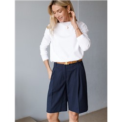 Шорты из костюмной ткани