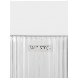 Стакан Magistro «Грани», 400 мл, 8×13 см, стекло, прозрачный